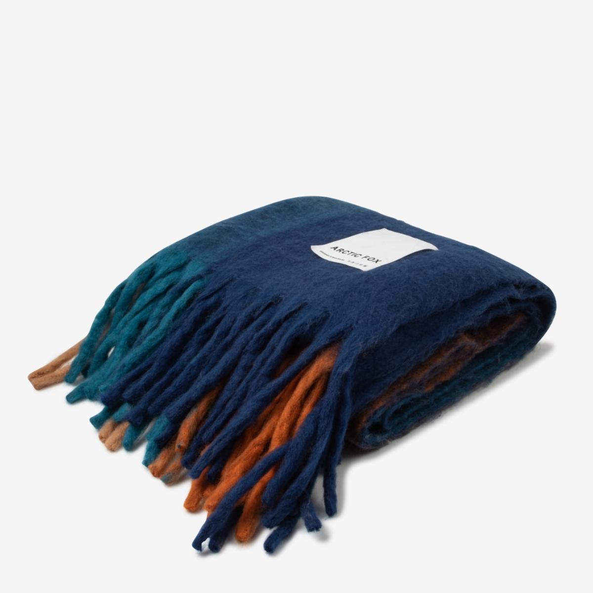 Blue / Yellow / Orange The Reykjavik Throw - Tokyo Lights | One Size | Arctic Fox & Co. – image 5