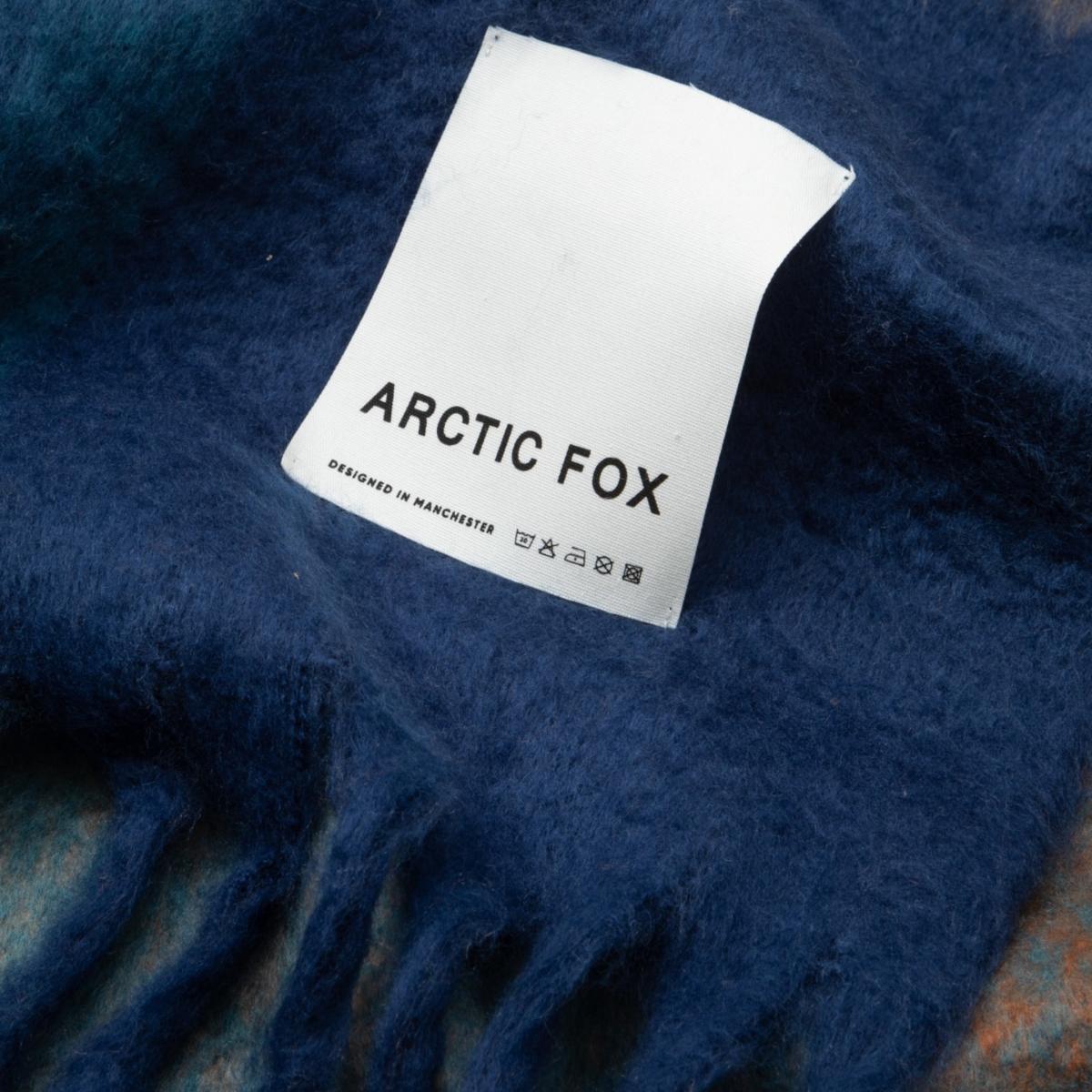 Blue / Yellow / Orange The Reykjavik Throw - Tokyo Lights | One Size | Arctic Fox & Co. – image 7