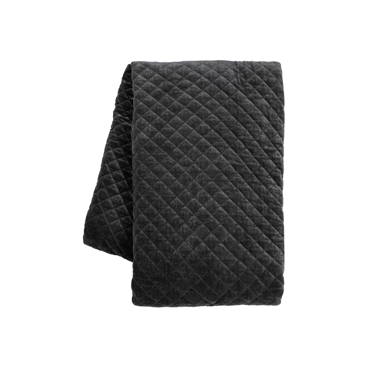 Piccolo Bedspread Dark Charcoal Grey 170X260 Cm | Linum – image 1