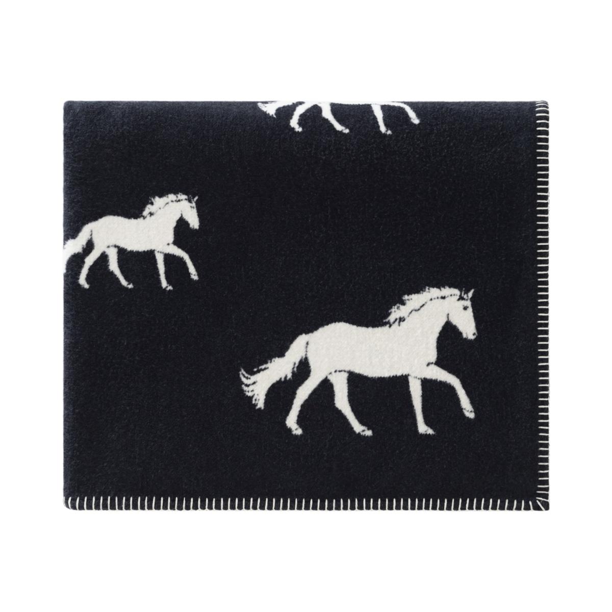 Black Horse Cotton Blanket J. j.textile – image 2