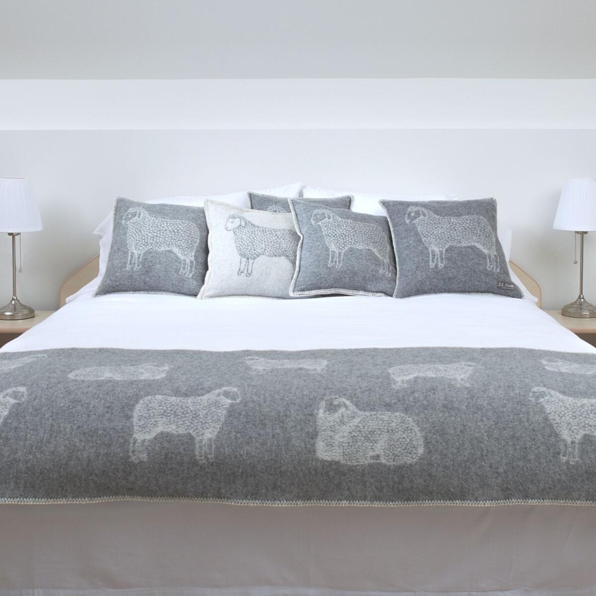 Grey Sheep Small Wool Throw J. j.textile – image 3