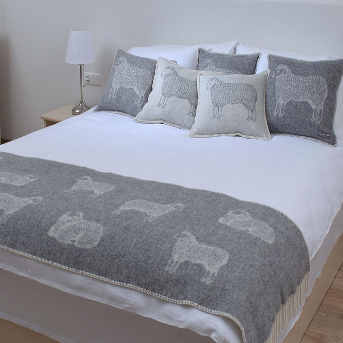 Grey Sheep Small Wool Throw J. j.textile – image 5