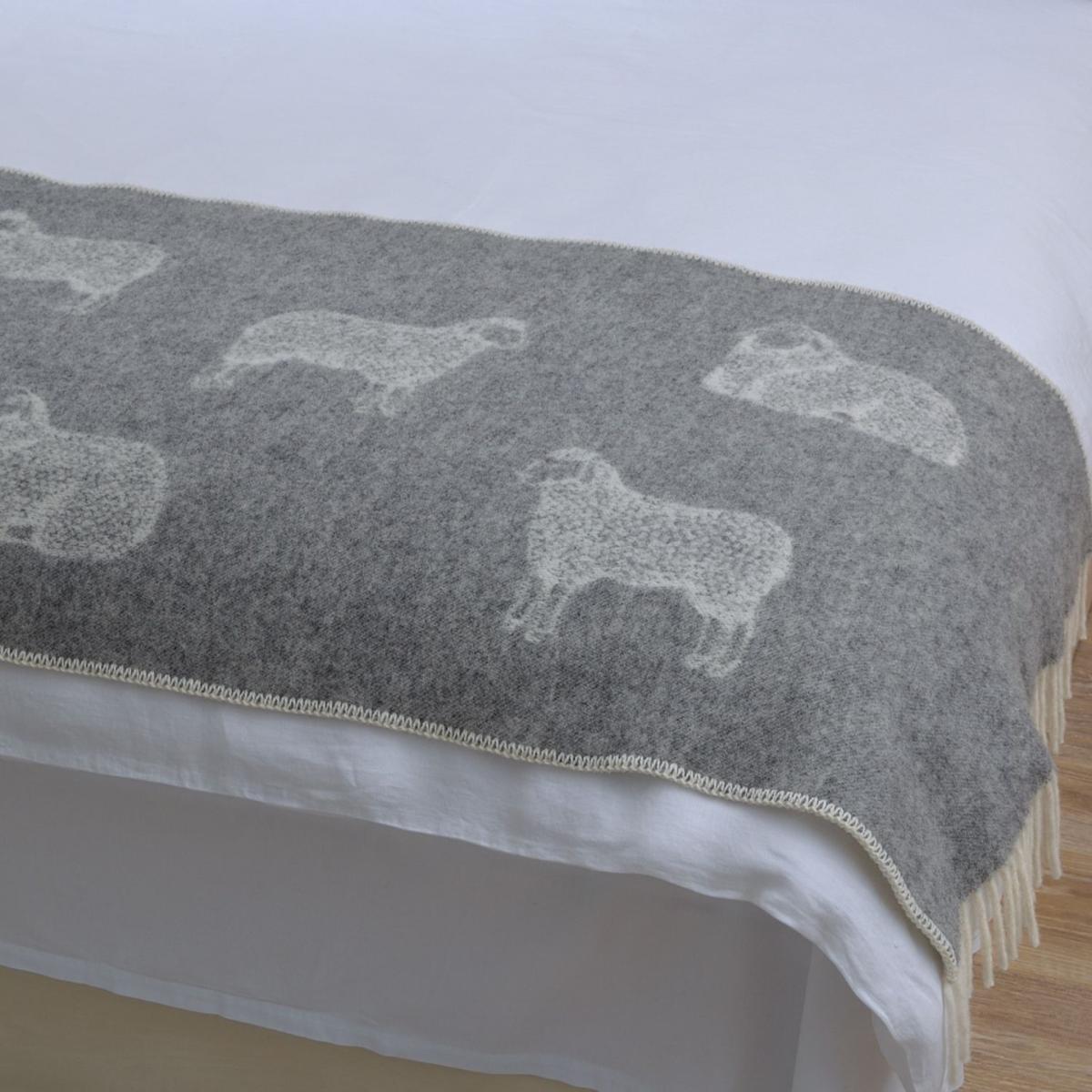 Grey Sheep Small Wool Throw J. j.textile – image 6