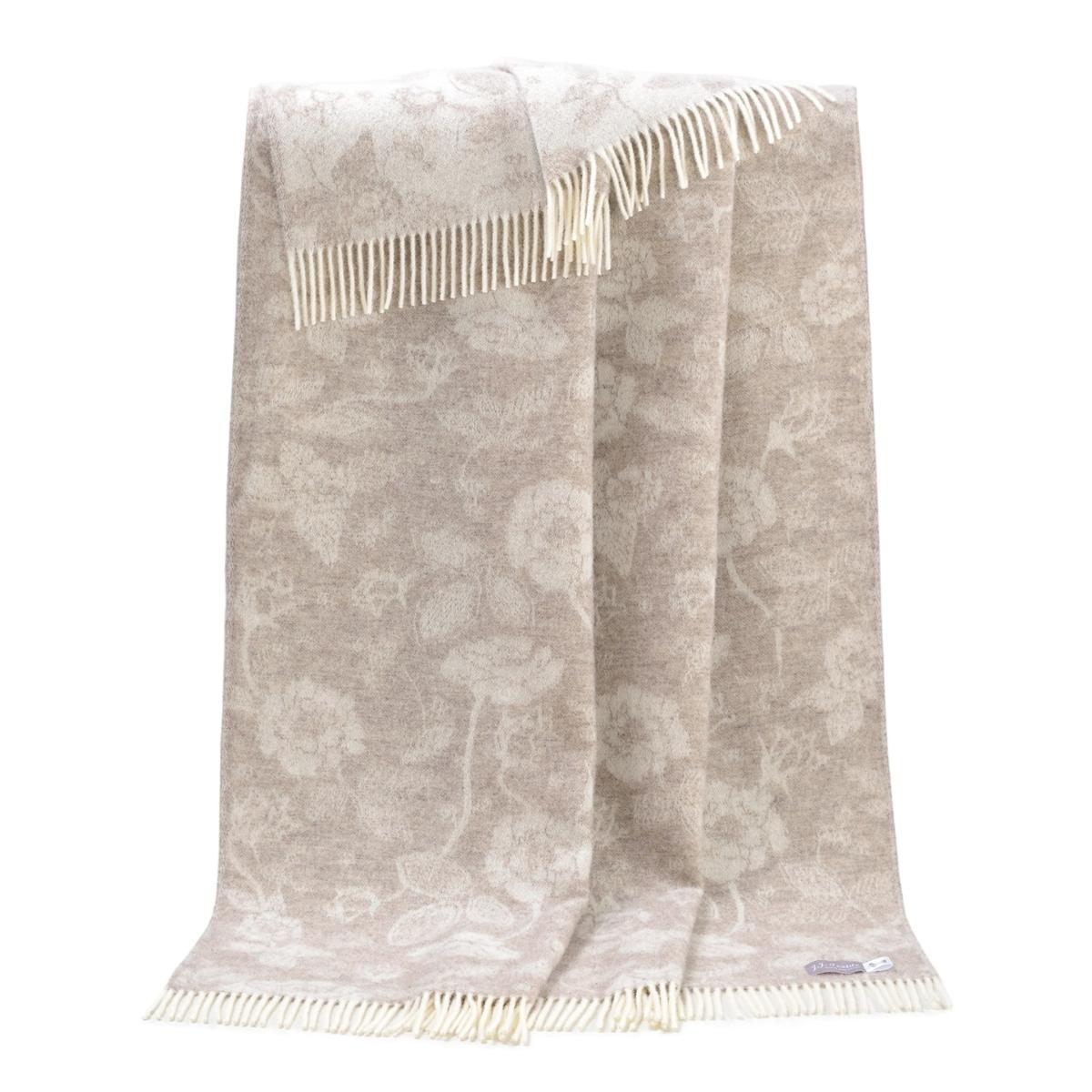 Neutrals Flowers Wool Throw J. j.textile – image 2