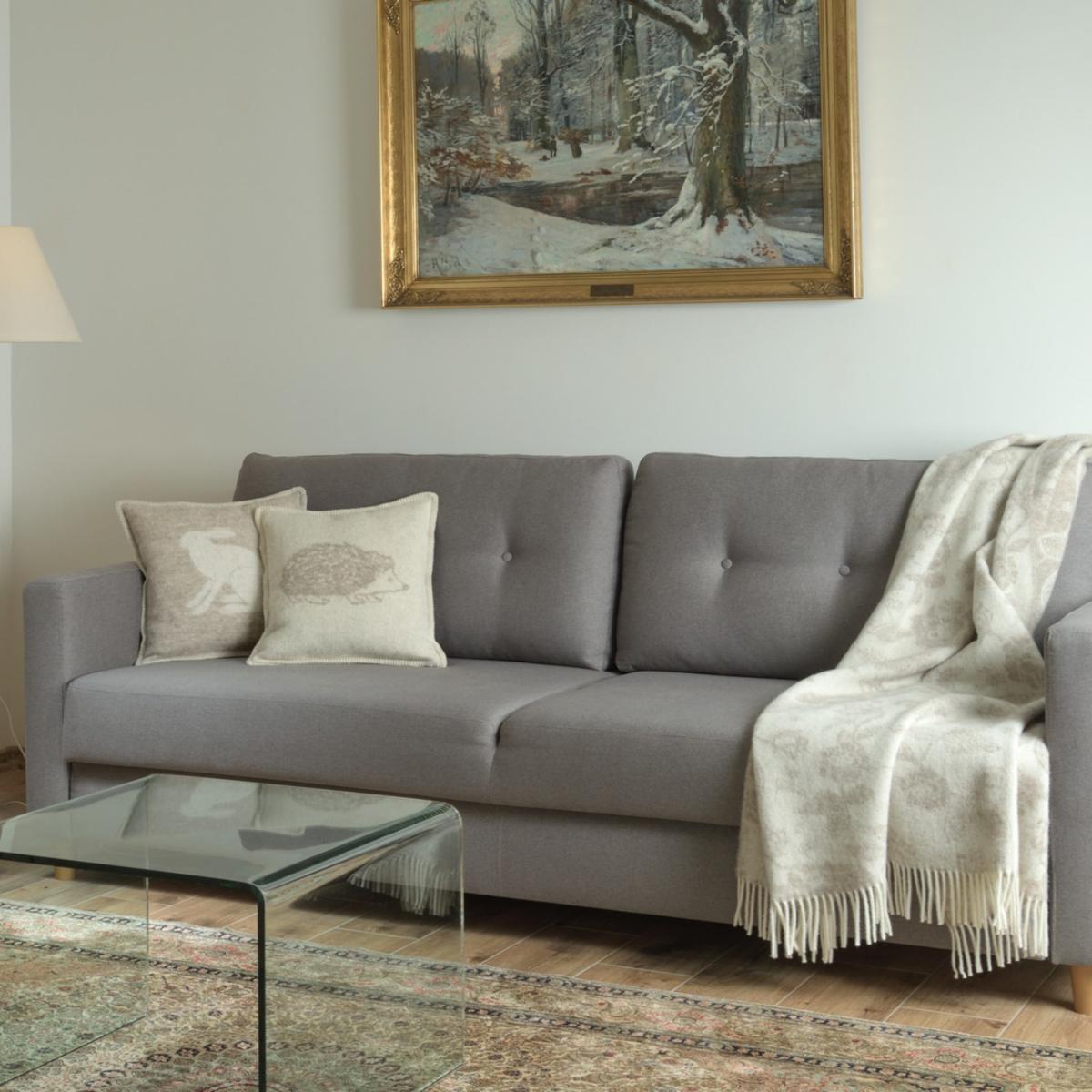 Neutrals Flowers Wool Throw J. j.textile – image 3