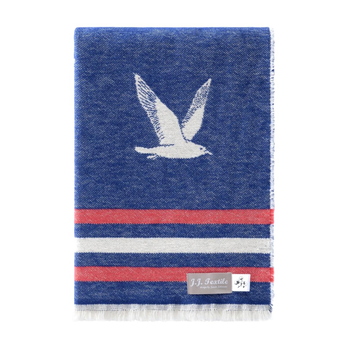 Blue Seagulls Pure Cotton Throw J. j.textile – image 2
