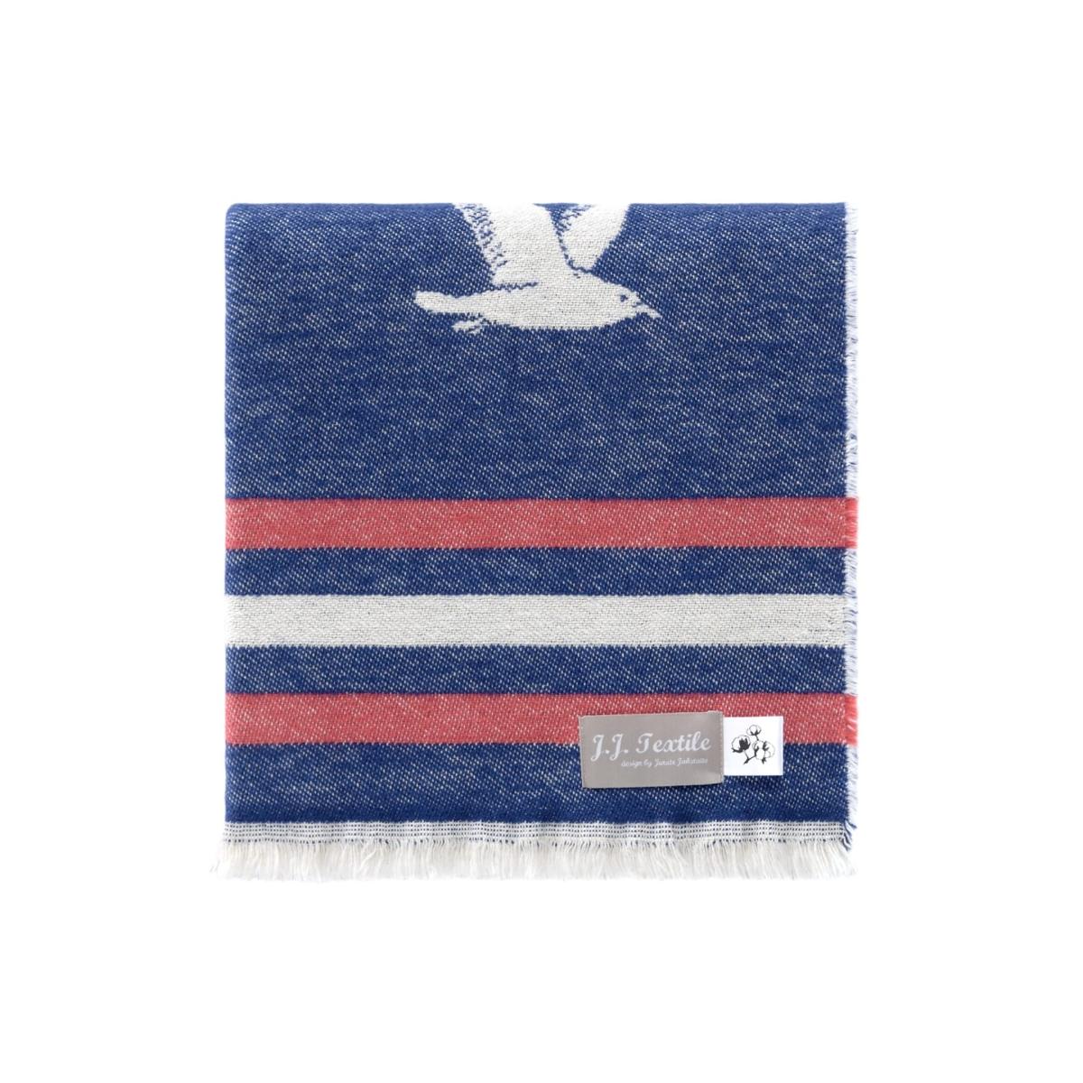 Blue Seagulls Pure Cotton Throw J. j.textile – image 3