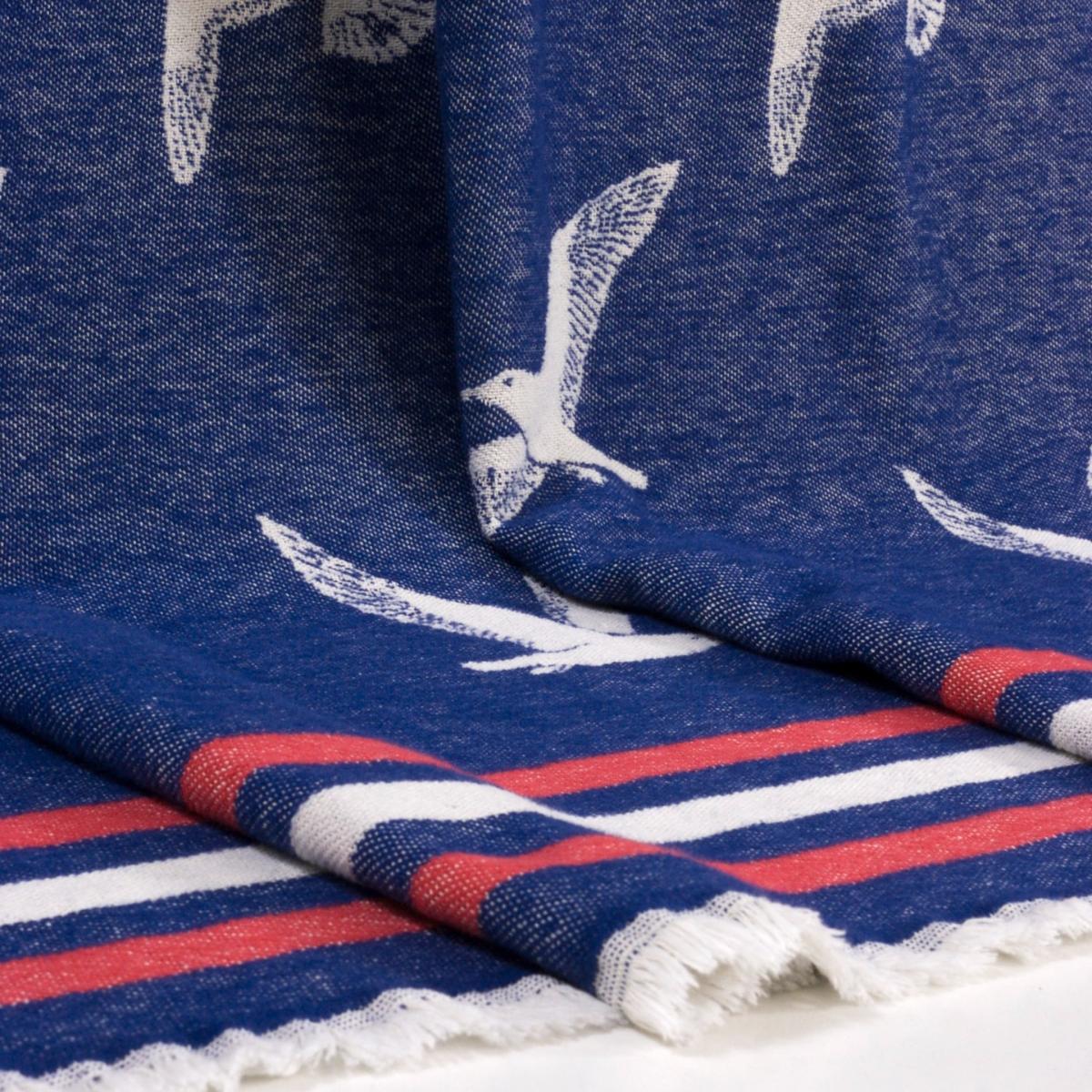 Blue Seagulls Pure Cotton Throw J. j.textile – image 5