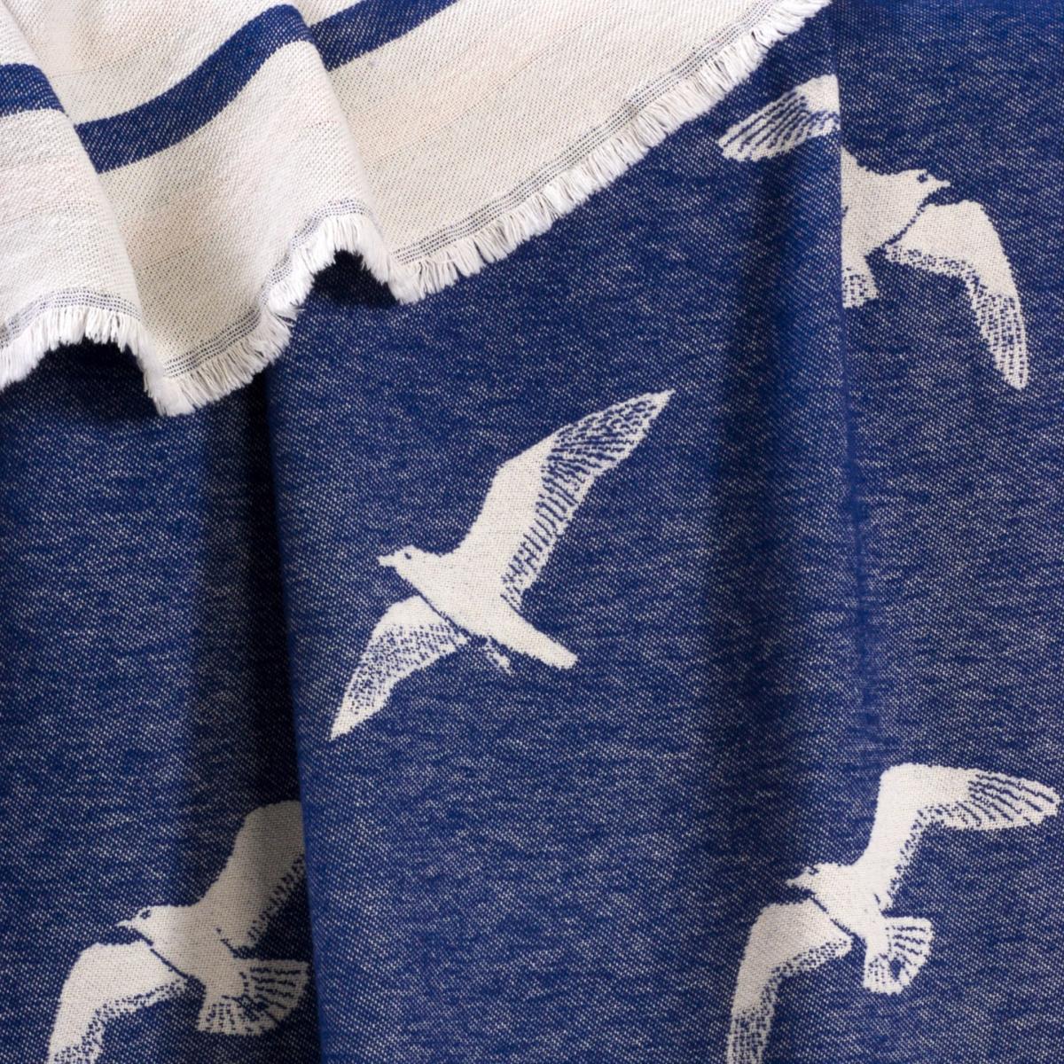 Blue Seagulls Pure Cotton Throw J. j.textile – image 6