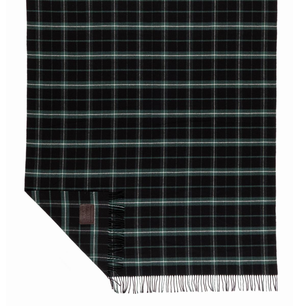 Green / Black Gilroy Plaid Throw Blanket By Mindthegap – image 3