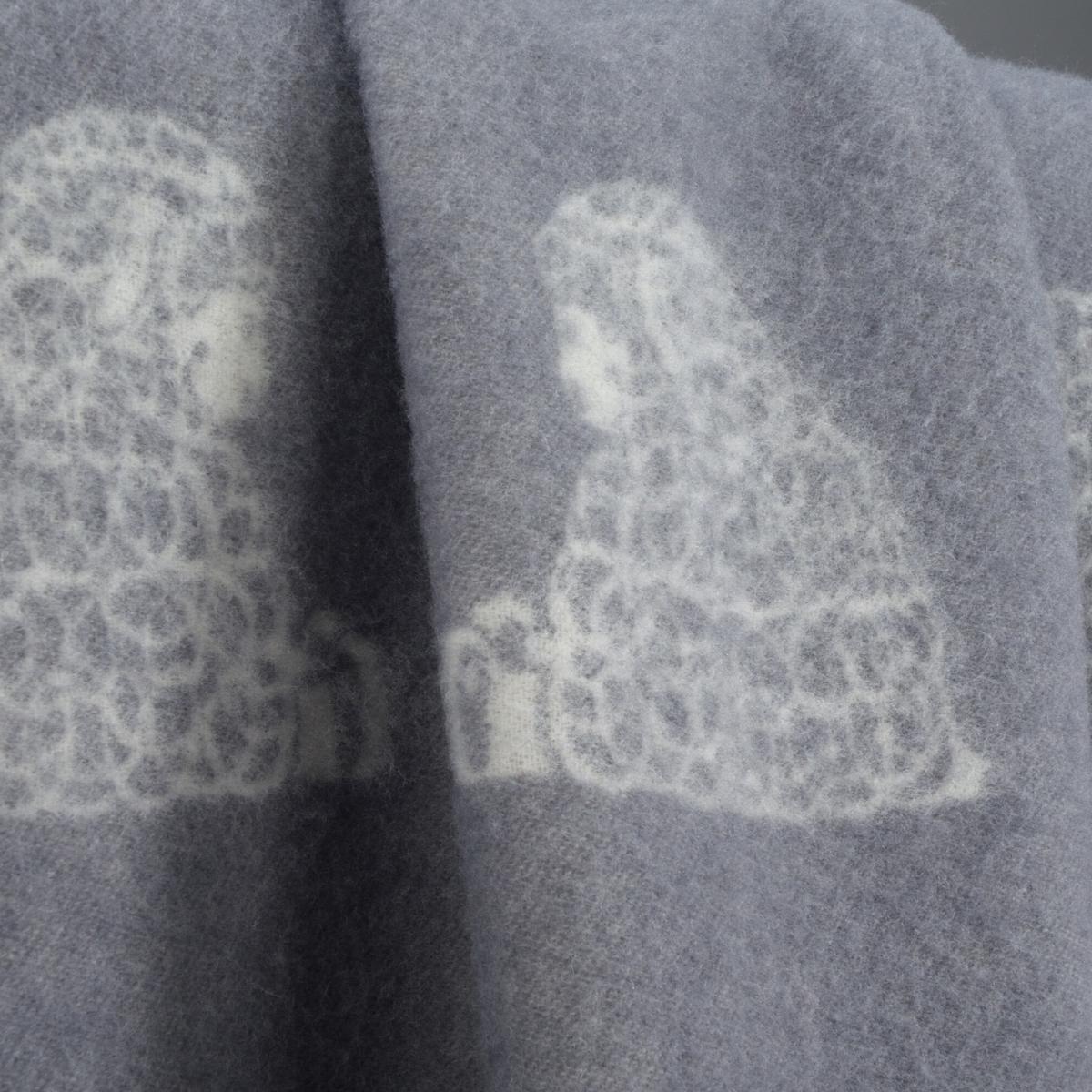 Grey Merry Sheep Small Merino Wool Blanket J. j.textile – image 4