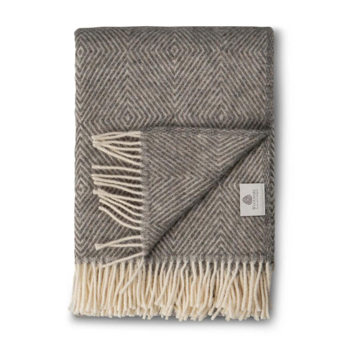 Wool Throw Classic Winter Grey  + Gift Wrapping | Decoflux Home – image 4