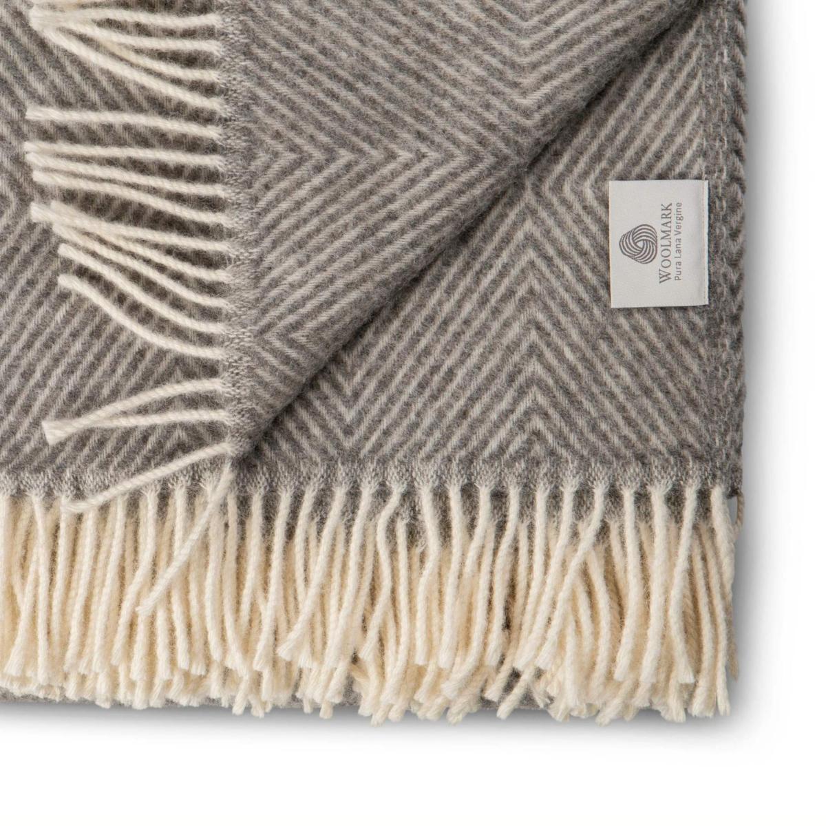 Wool Throw Classic Winter Grey  + Gift Wrapping | Decoflux Home – image 5