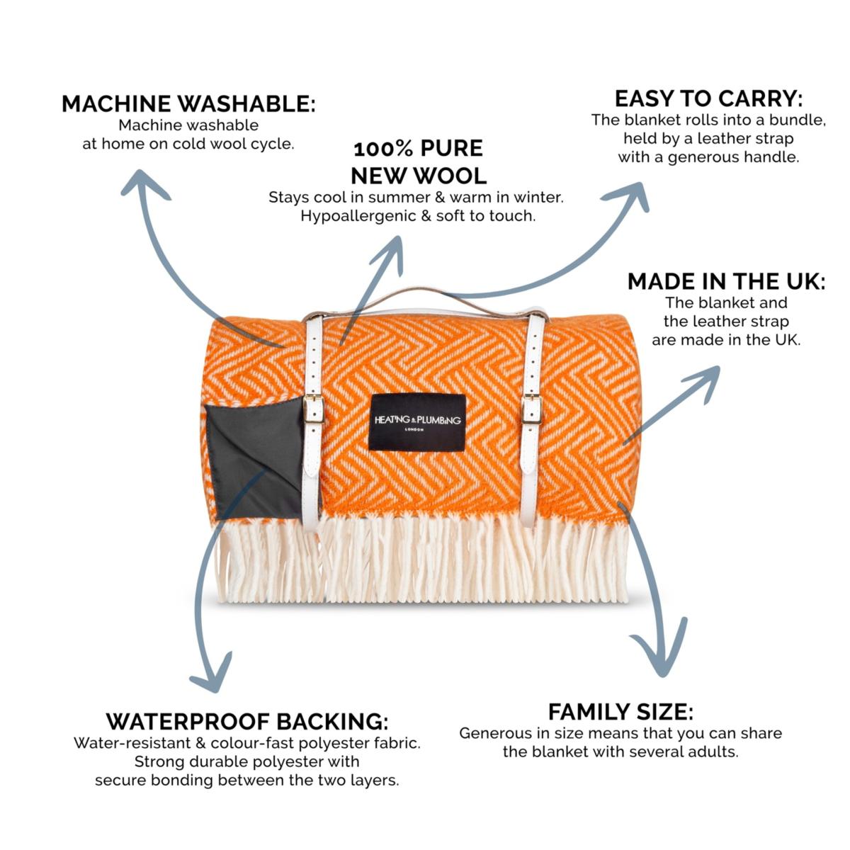 Yellow / Orange The Heating & Plumbing London Ultimate Picnic Toolkit - Lollypop Orange Toolkit – image 6