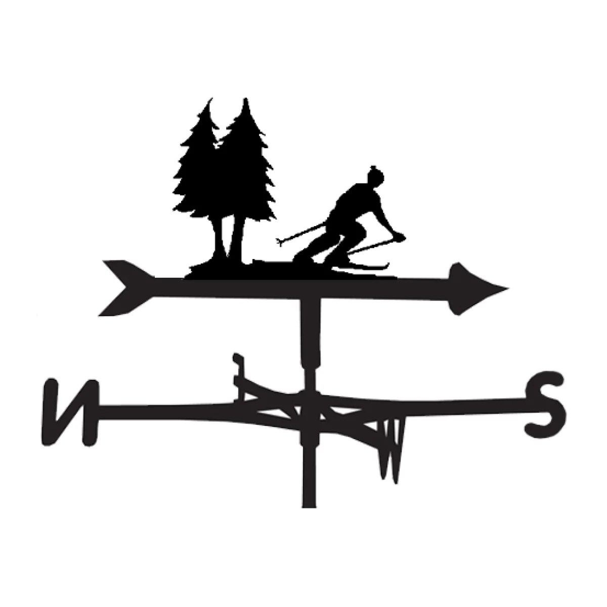 Weathervane in Skiing Hobbies Designs - Medium (Cottage)