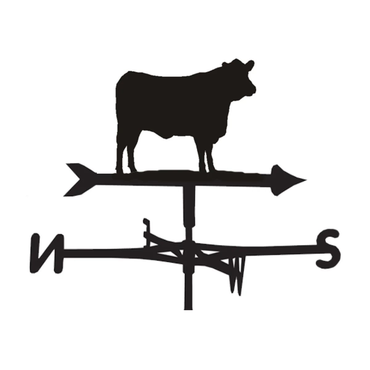 Weathervane in Angus Cow Design - Medium (Cottage)