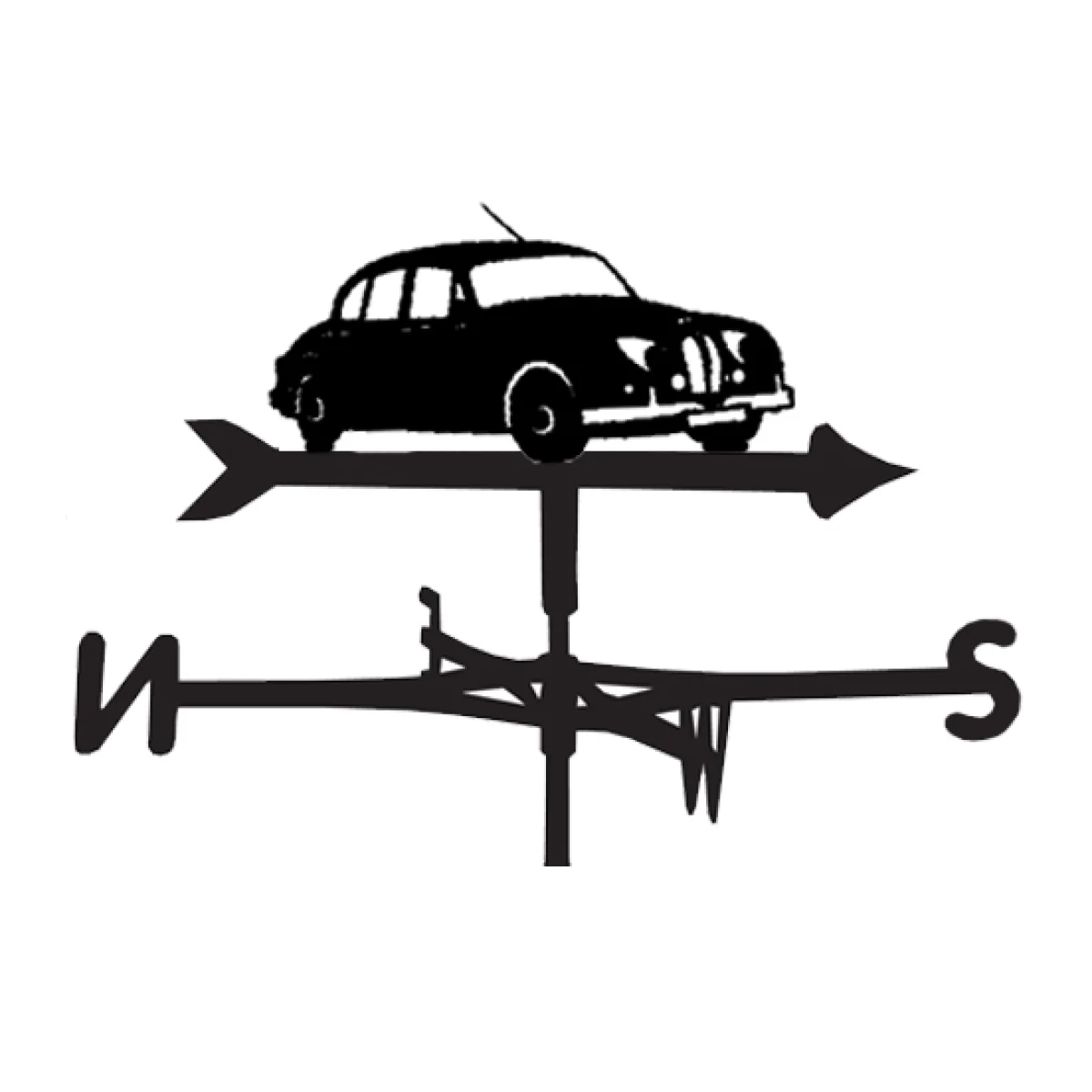 Jaguar Car Weathervane - Large (Traditional)