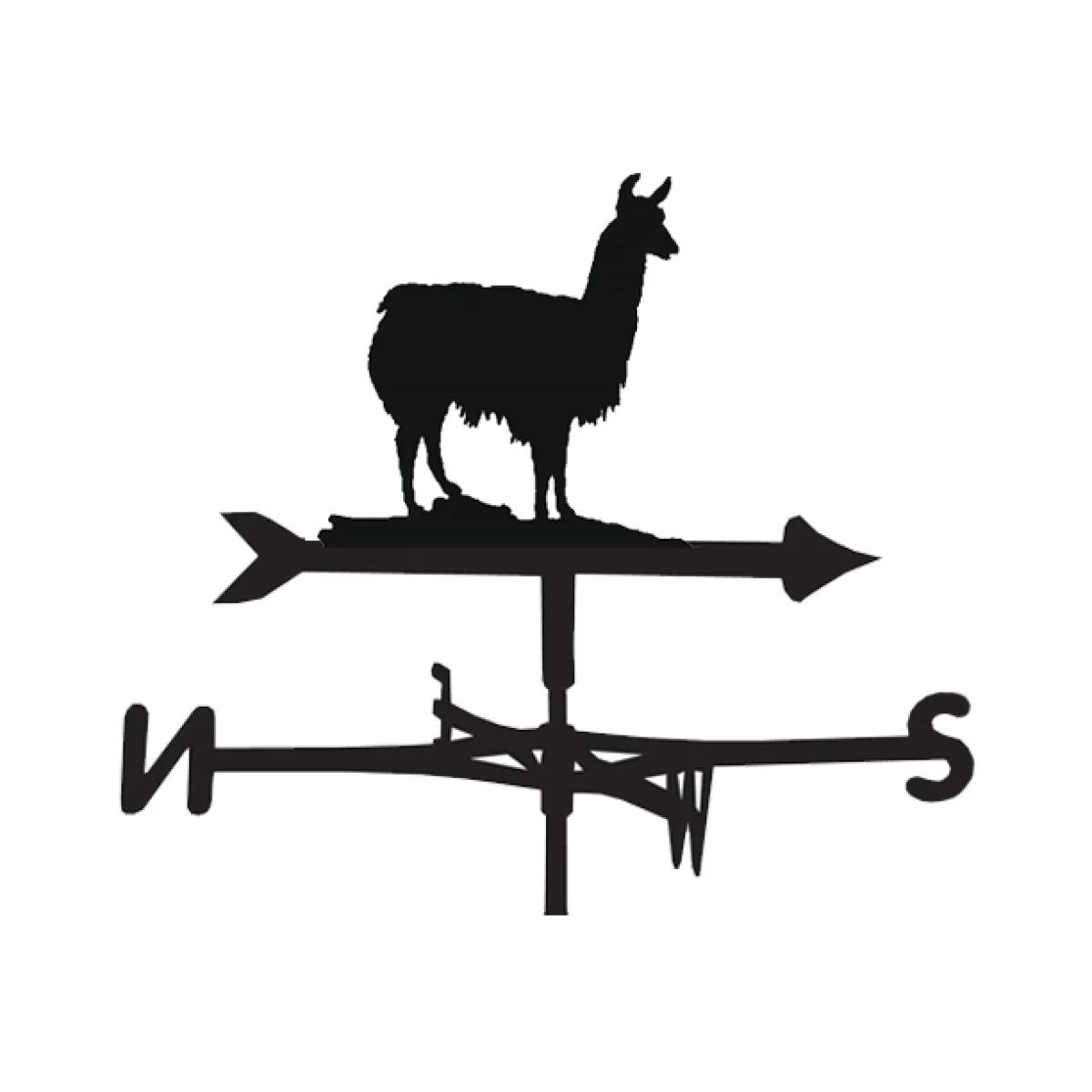 Weathervane in Llama Design - Large (Traditional)