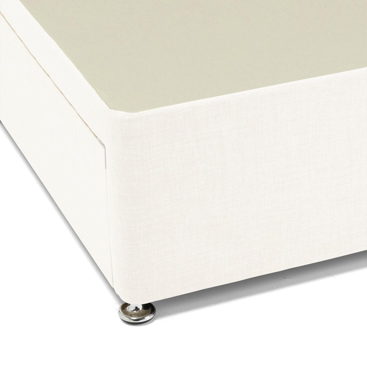 Universal Natural Linen Divan Base White – image 6