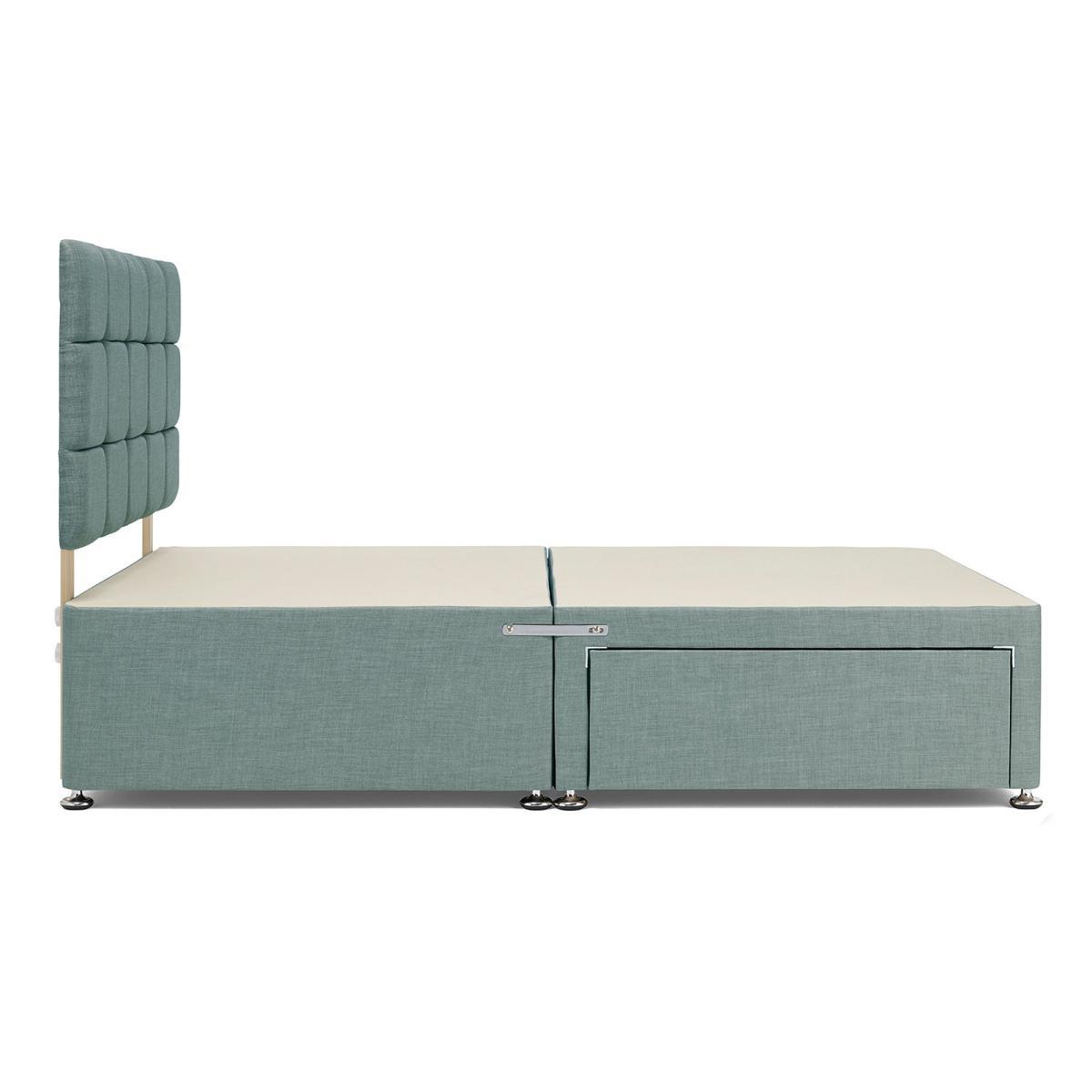 Universal Duck Egg Linen Divan Base Blue – image 4
