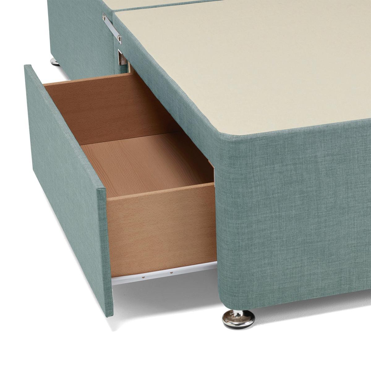 Universal Duck Egg Linen Divan Base Blue – image 6