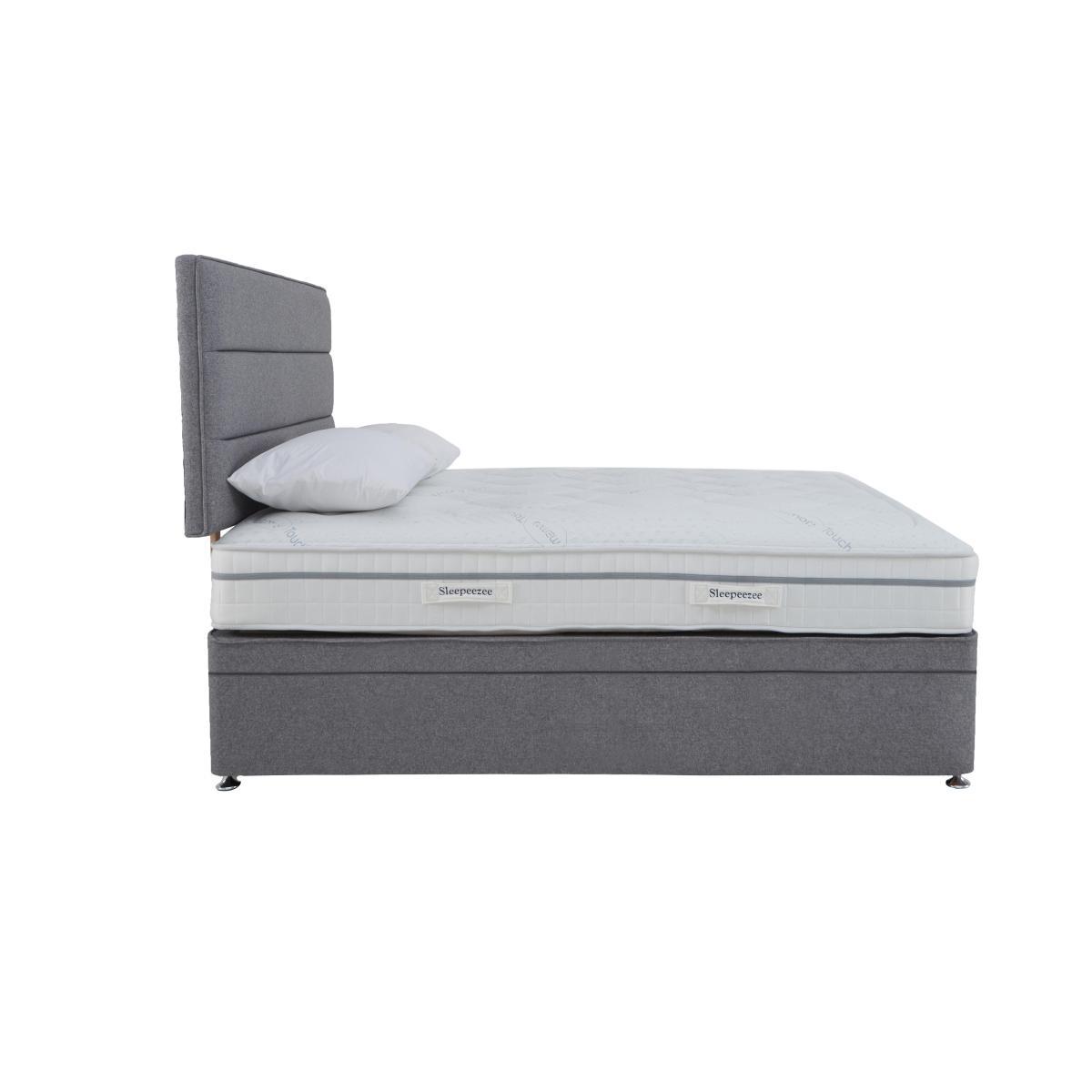 Sleepeezee - Memory Touch Ortho End-lift Ottoman Divan Set - King Size - Grey – image 5