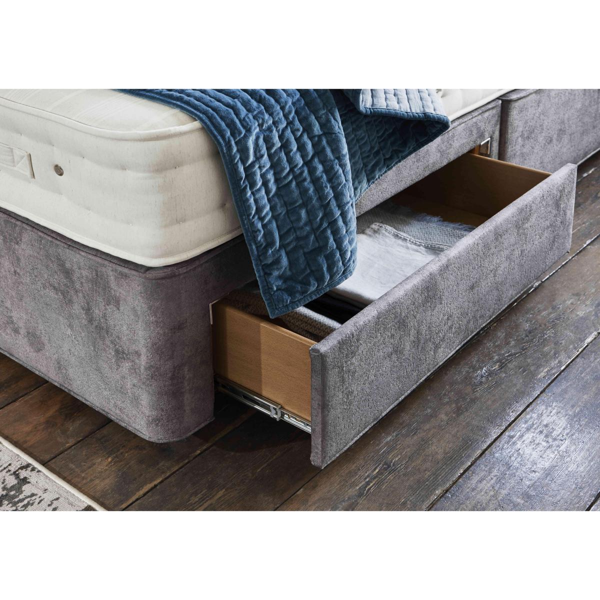 Hypnos - Luxury Firm 2 Divan Set - King Size - Zenith Snow – image 5