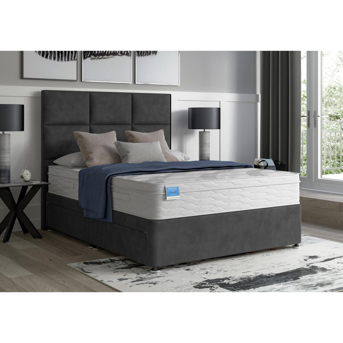 Sleep Story - Natural Luxury Hybrid Divan Set - King Size - Blue – image 2