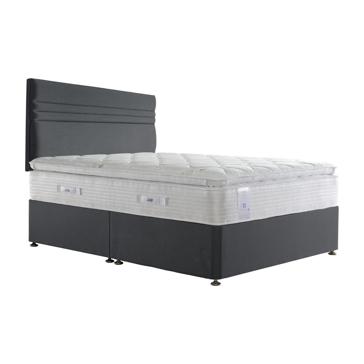 Sealy - Activsleep Geltex Pocket Eurotop 2800 Divan Set - King Size - Grey – image 1