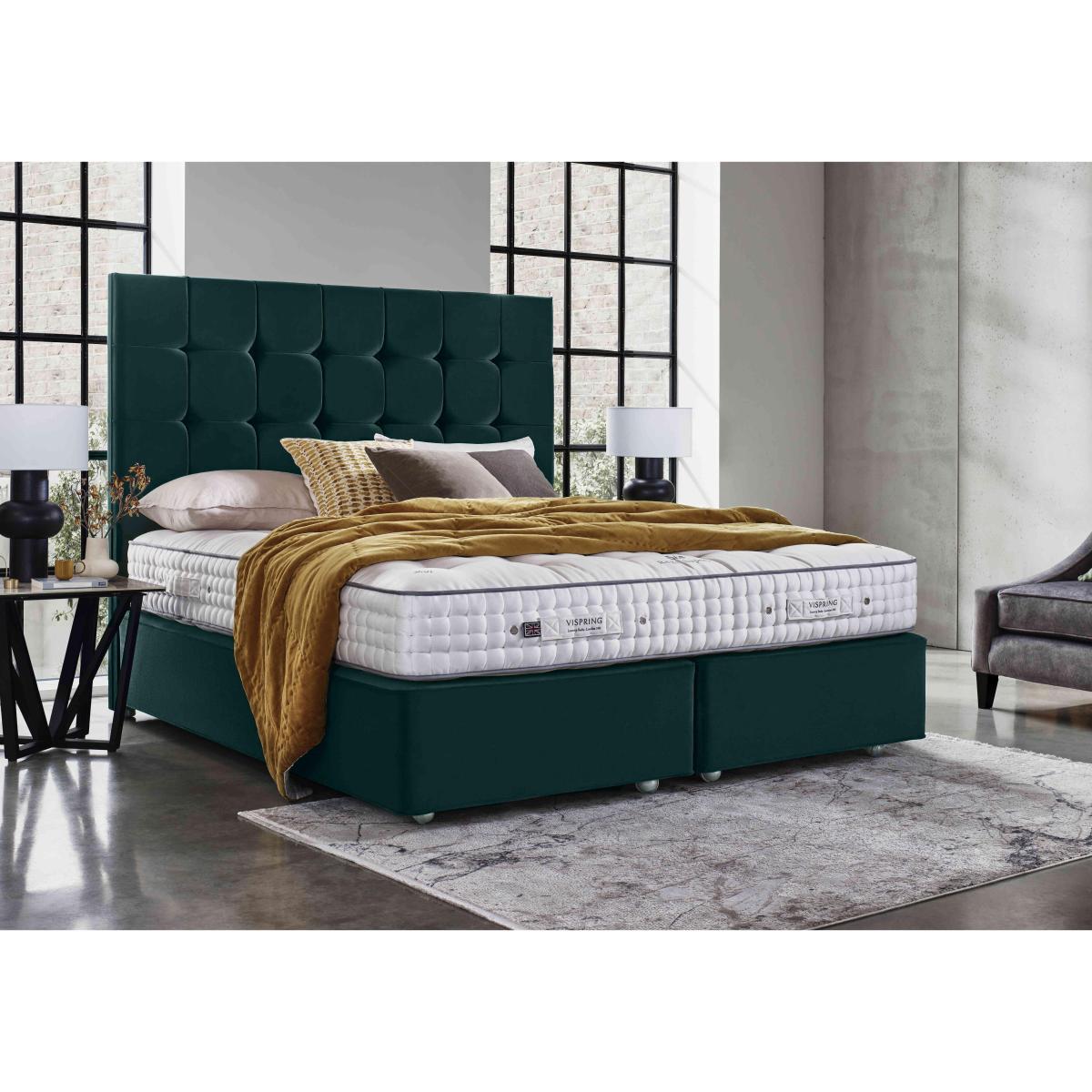 Vispring - Regal Superb Medium Divan Set with 3 Drawers - King Size - Plush Royal – image 2