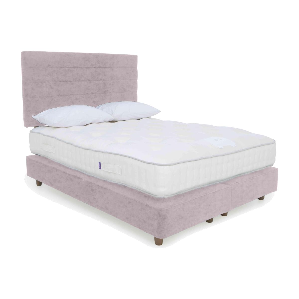 Harrison Spinks - Yorkshire 7.5K Shallow Divan Set with Taupe Legs - King Size - Opal Dusk – image 1