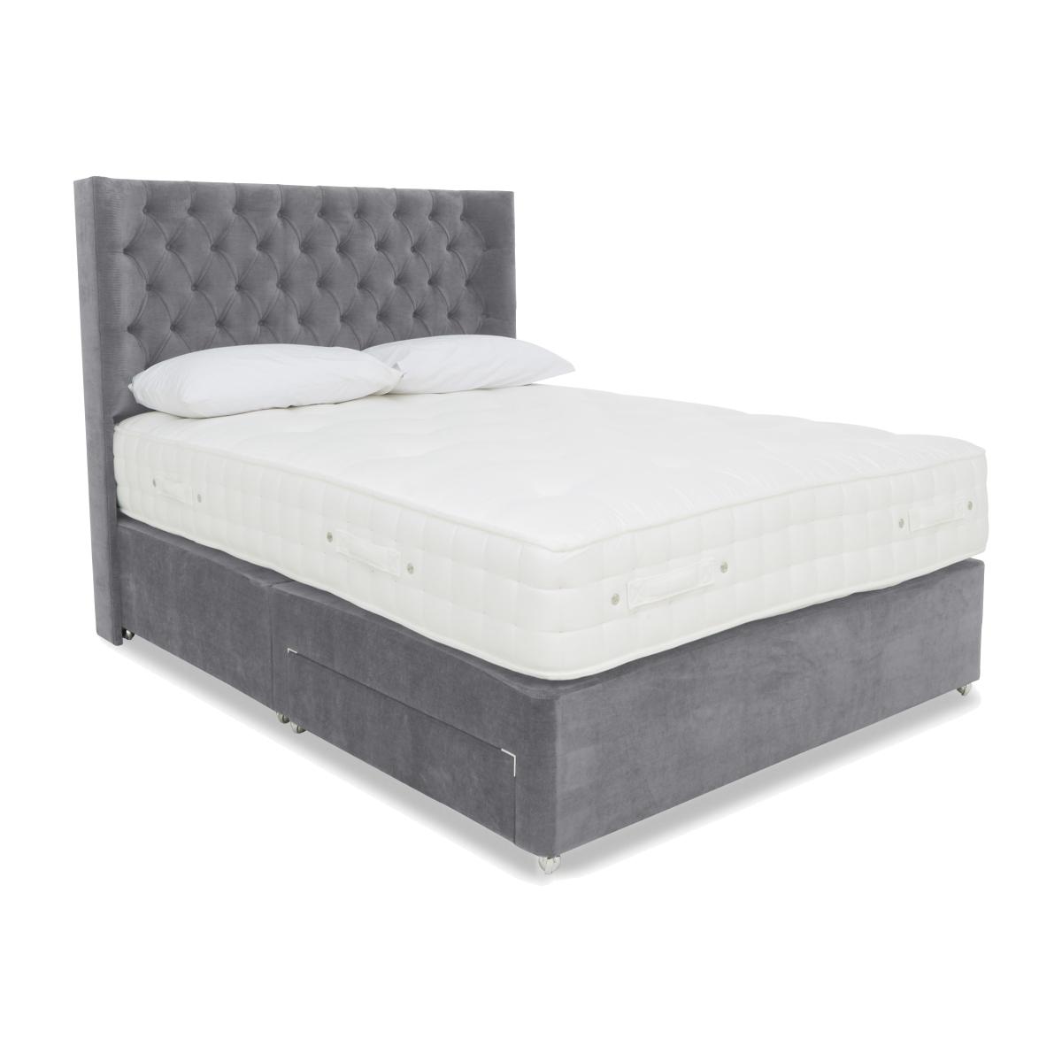 Highgrove - Sanctum Nature 2000 Divan Set - King Size - Aston Steel – image 1