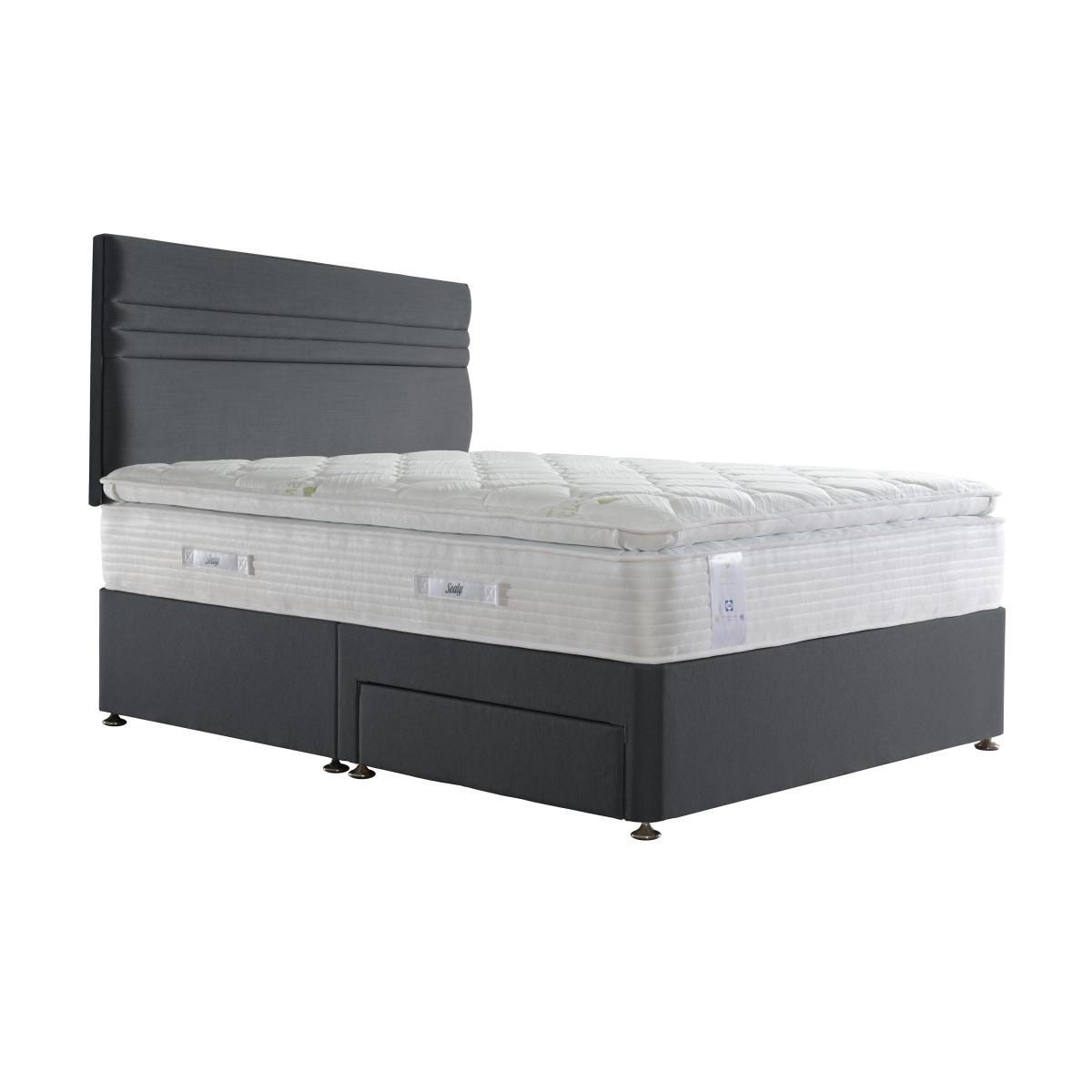 Sealy - Activsleep Geltex Pocket Eurotop 2800 Divan Set - King Size - Beige – image 3