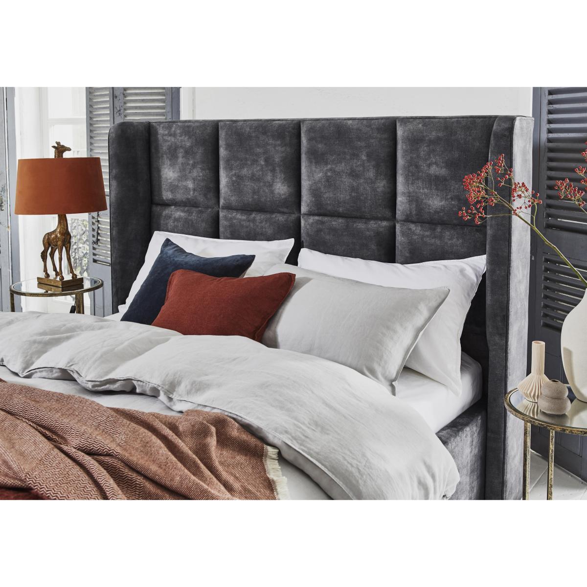 Shiva Ottoman Bed Frame - King Size - Grey – image 4