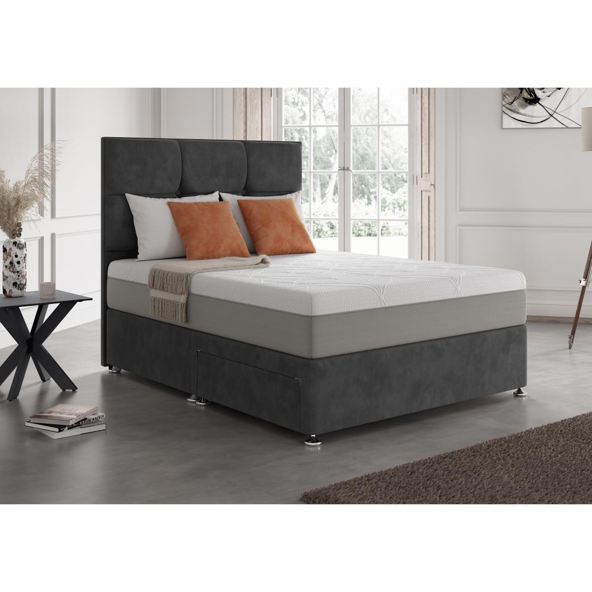 Sleep Story - Cool Gel 3000 Divan Set - King Size - Brown – image 2