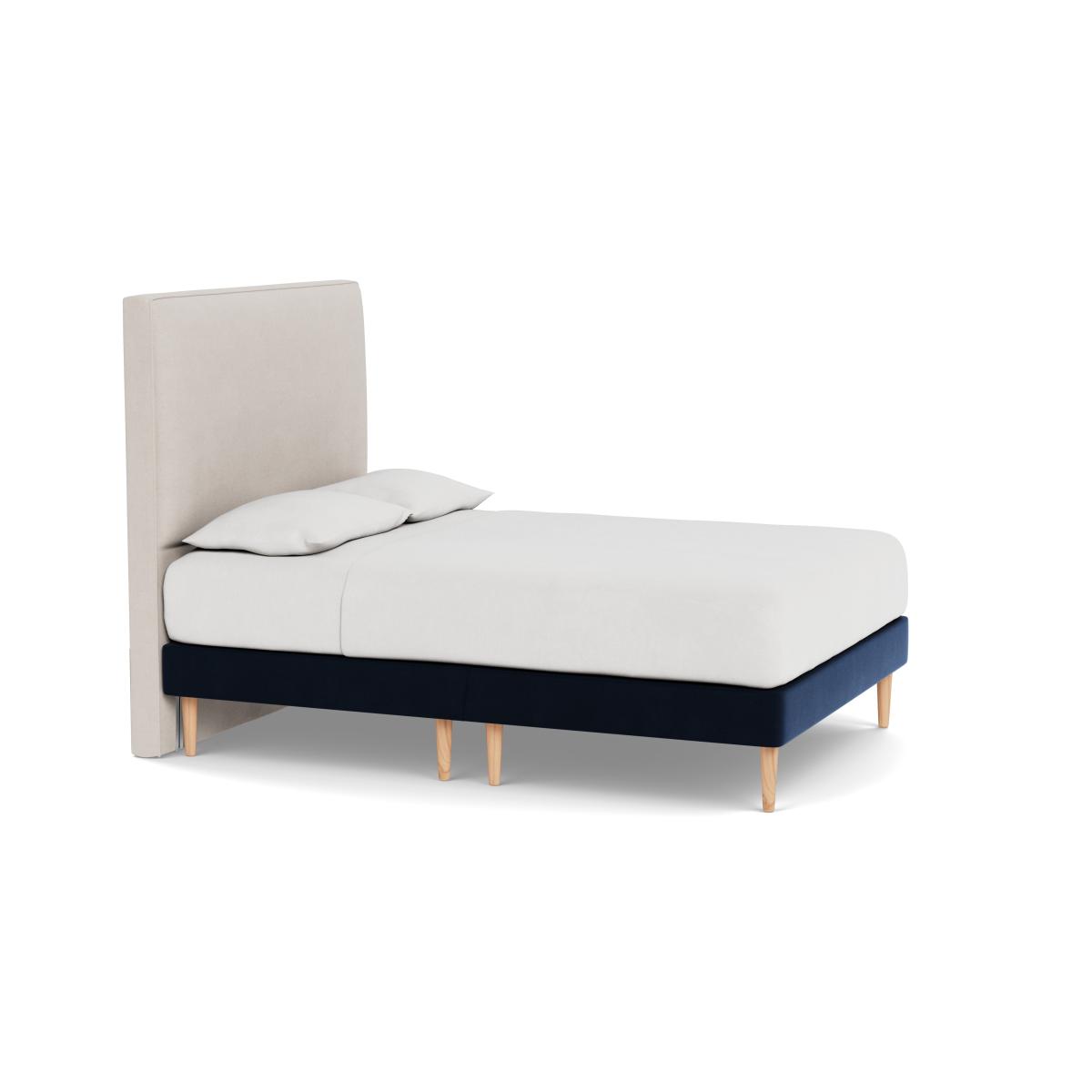 Heal's Shallow Divan King Smart Velvet Dusk Light Solid Wood - Heal's UK Bedroom Furniture – image 2