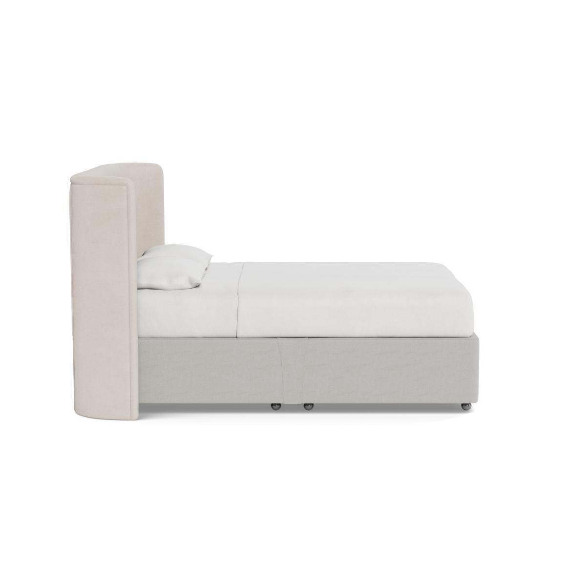 Heal's Deep Divan King 2 Footend & 2 Continental Capelo LinenCotton Sea Salt - Heal's UK Bedroom Furniture – image 3