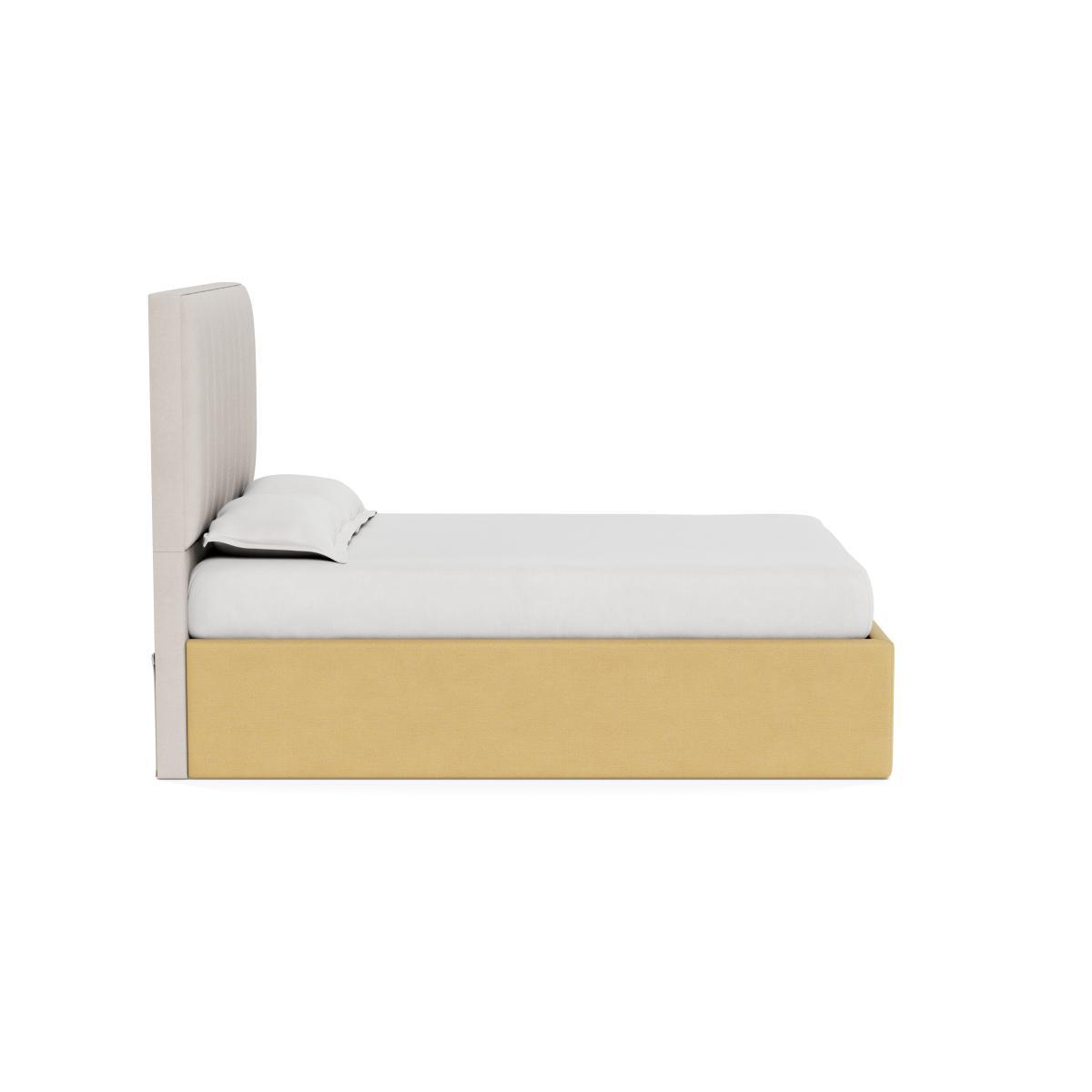 Heal's Storage Divan King Tejo Recycled Ochre Natural Feet - Heal's UK Bedroom Furniture – image 3