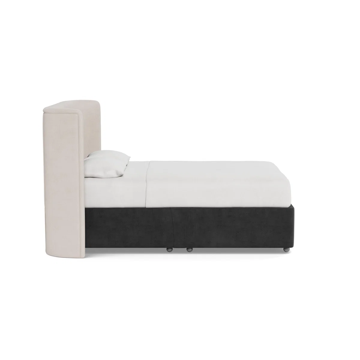 Heal's Deep Divan King Smart Luxe Velvet Nickel None - Heal's UK Bedroom Furniture – image 3