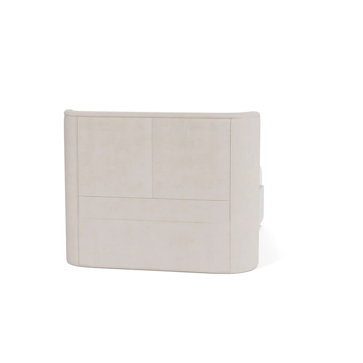Heal's Deep Divan King No Drawers Broad Weave Tin - Heal's UK Bedroom Furniture – image 5