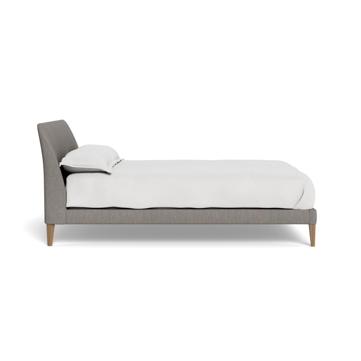 Heal's Wallis Bed King Broad Weave Pebble Walnut Feet - Heal's UK Bedroom Furniture – image 3