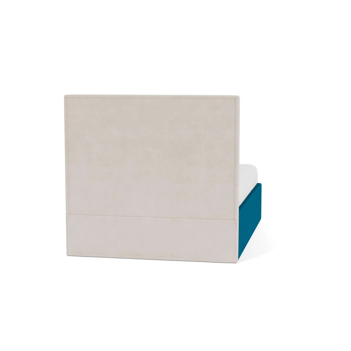 Heal's Storage Divan King Velvet Teal Natural Feet - Heal's UK Bedroom Furniture – image 5