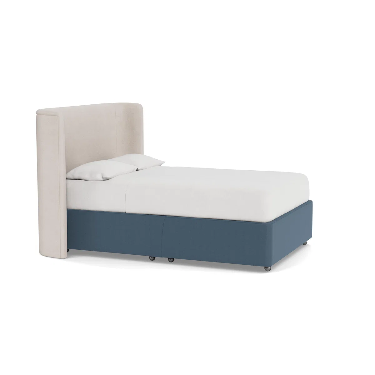 Heal's Deep Divan King No Drawers Capelo LinenCotton Mineral - Heal's UK Bedroom Furniture – image 2