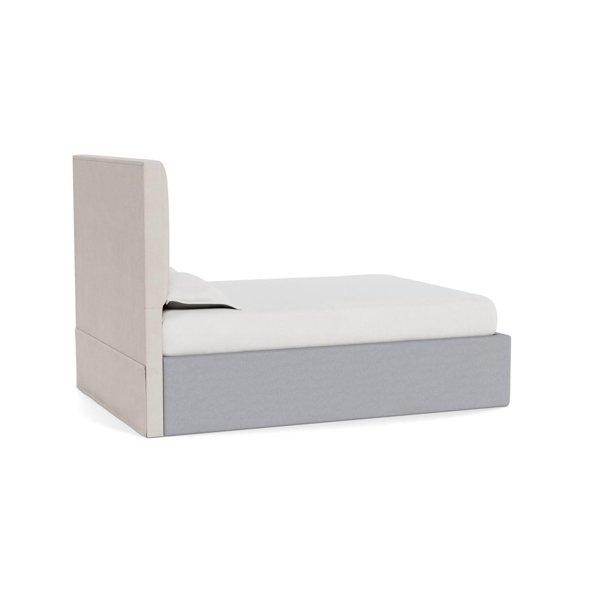 Heal's Storage Divan King Brushed Cotton Pewter Black Feet - Heal's UK Bedroom Furniture – image 4