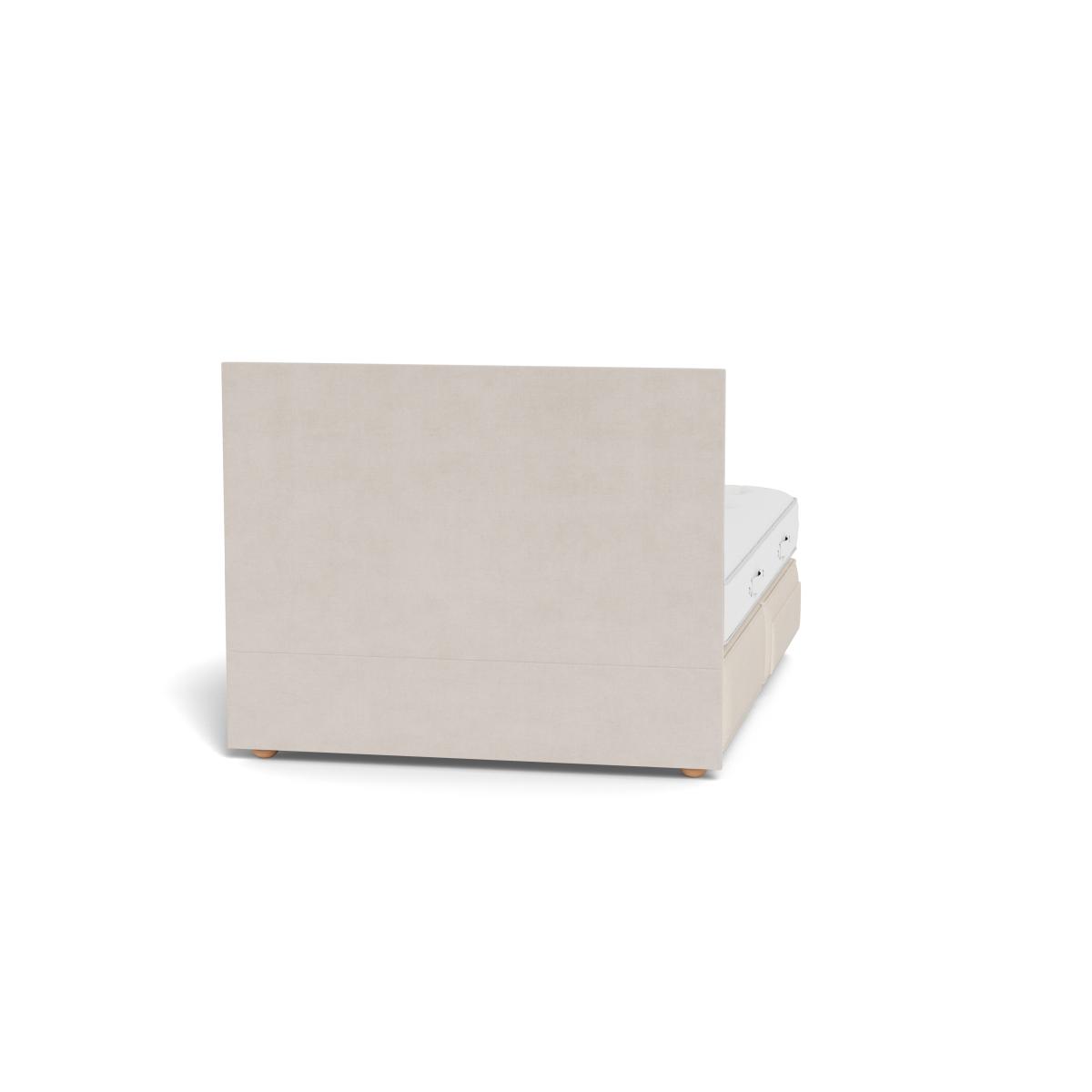 Vispring Elite Medium Tension Divan King Tk590 Chain Weave Fawn 750 Castors – image 5