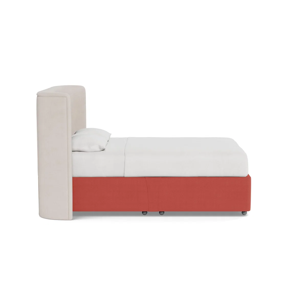 Heal's Deep Divan King 2 Footend Linen Grenadine - Heal's UK Bedroom Furniture – image 3