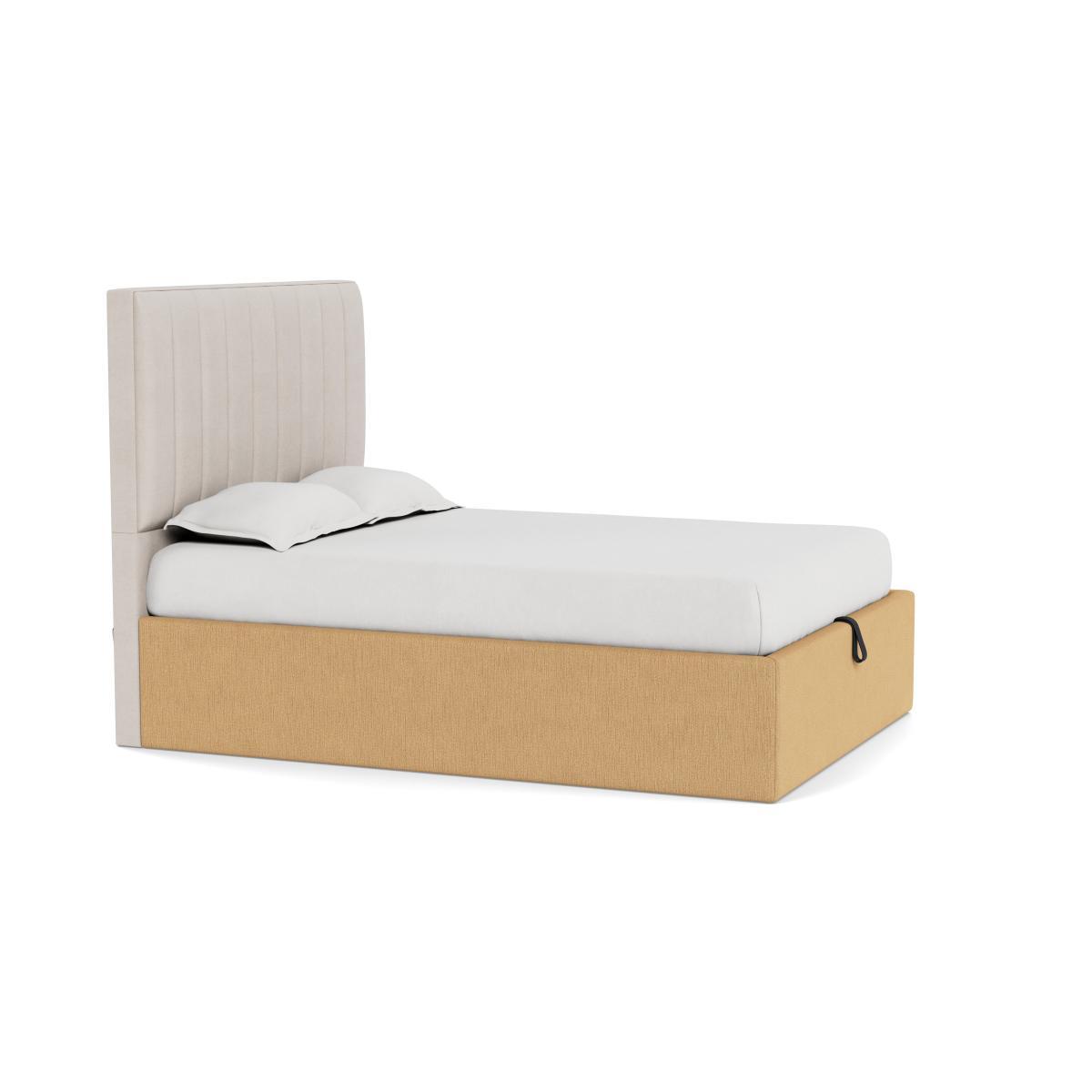 Heal's Storage Divan King Smart Linen Mix Sand Natural Feet - Heal's UK Bedroom Furniture – image 2