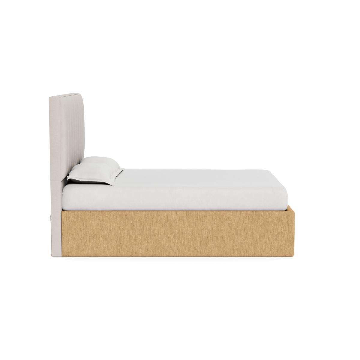 Heal's Storage Divan King Smart Linen Mix Sand Natural Feet - Heal's UK Bedroom Furniture – image 3