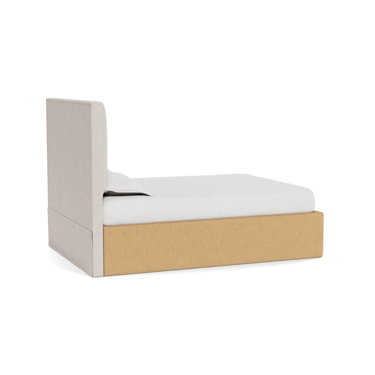 Heal's Storage Divan King Smart Linen Mix Sand Natural Feet - Heal's UK Bedroom Furniture – image 4