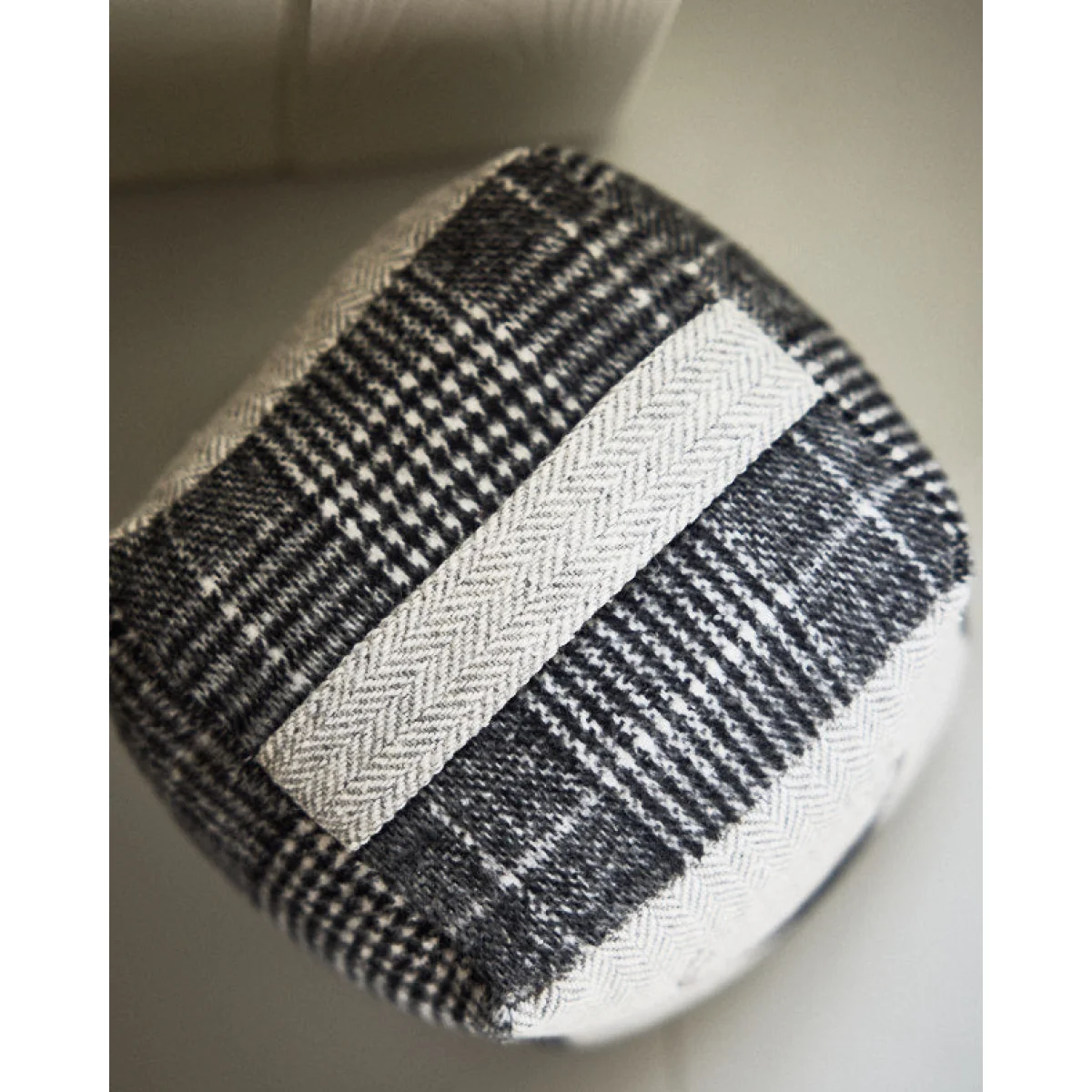 Grey Tweed Stag Fabric Door Stop – image 2